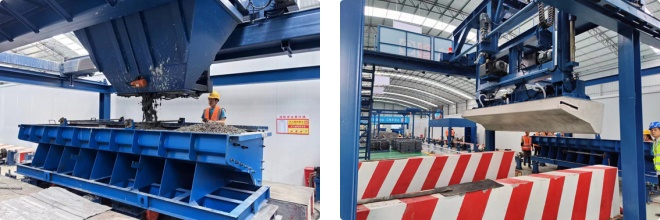 高速公路防撞護(hù)欄智能化全自動(dòng)生產(chǎn)線